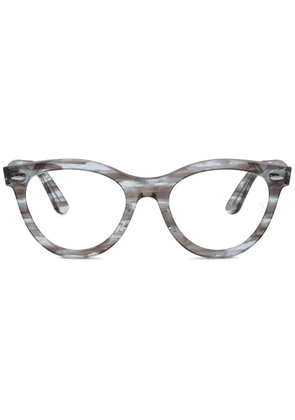 Ray-Ban wayfarer oval glasses - Blue