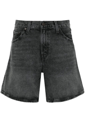 Levi's high-rise denim shorts - Black