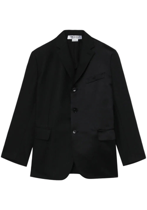 Comme Des Garçons Comme Des Garçons notched-lapels single-breasted blazer - Black