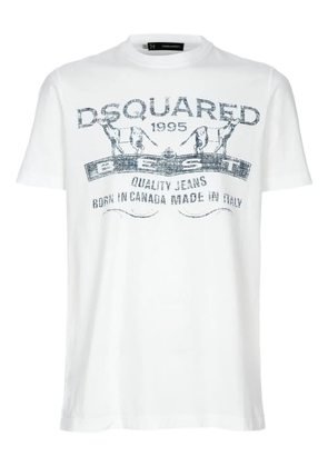 DSQUARED2 printed T-shirt - White