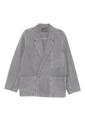 LEMAIRE double-breasted patch-pocket blazer - Grey