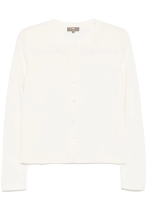 N.Peal Hallie round neck cardigan - Neutrals
