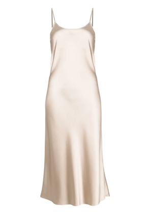 VOZ scoop-neck sleeveless dress - Neutrals