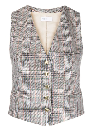 Rosetta Getty tailored-cut V-neck waistcoat - Brown