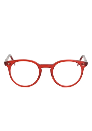 Kador round-frame glasses - Red