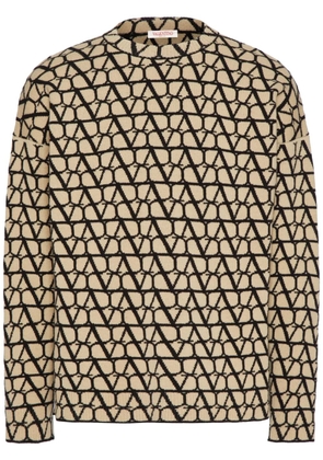 Valentino Garavani Toile Iconographe wool jumper - Neutrals
