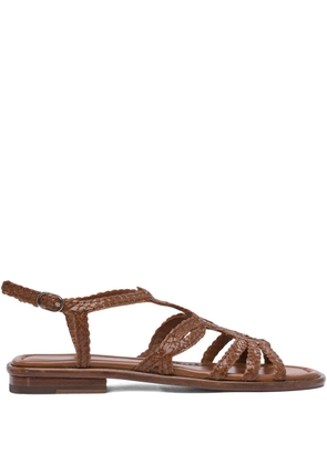 Toni Pons braided-leather flat sandals - Brown