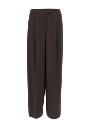 kaos pleated-detail trousers - Brown