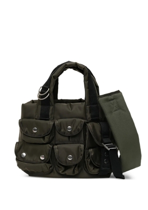 sacai small pocket tote bag - Green