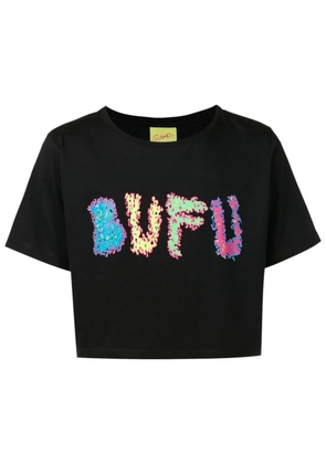 Amir Slama graphic-print cotton T-shirt - Black