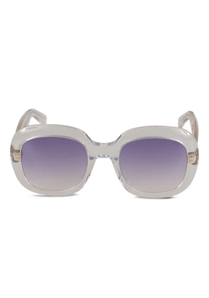 Kador Brigitte rounded-frame sunglasses - Grey