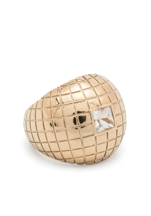 Yvonne Léon 9kt yellow gold Boule Disco ring