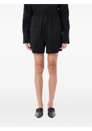 LouLou de Saison Adonia elasticated-waistband shorts - Black