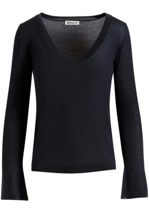 Bally fine-knit cashmere jumper - Blue