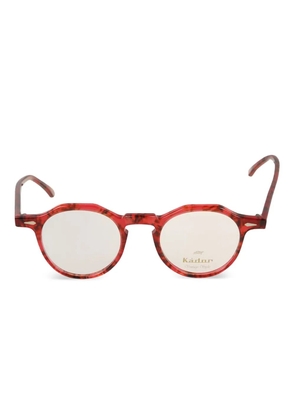 Kador Justin round-frame glasses - Red