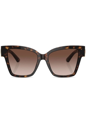 Dolce & Gabbana Eyewear Precious square-frame sunglasses - Brown
