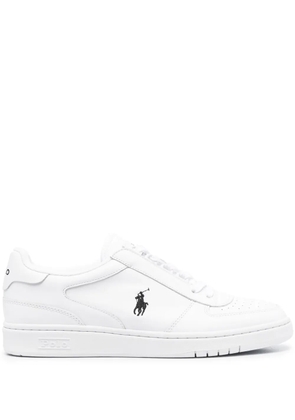 Polo Ralph Lauren logo-print lace-up sneakers - White