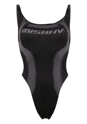 MISBHV logo-embroidered jacquard body - Black