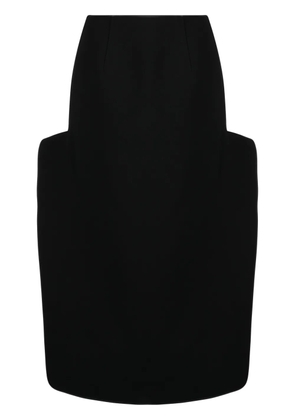Maticevski Pureness Cut Away skirt - Black