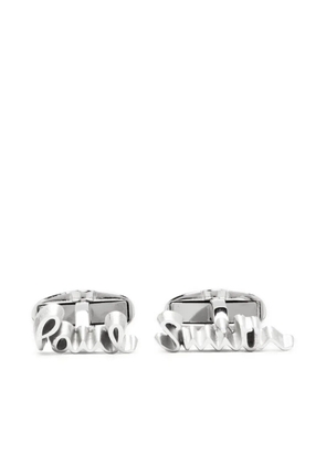 Paul Smith logo-lettering cufflinks - Silver