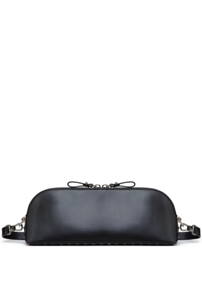 Valentino Garavani Rockstud leather clutch bag - Black