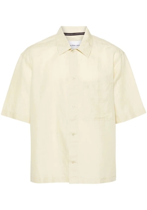 Calvin Klein Jeans patch-pocket short-sleeve shirt - LFU Green Haze