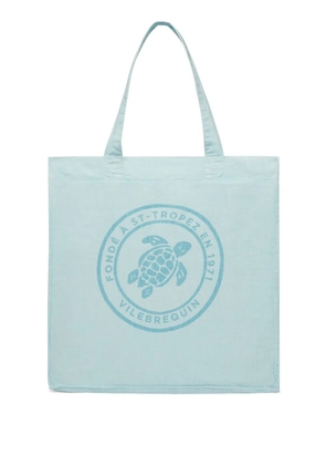 Vilebrequin linen beach bag - Blue