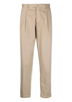 Dell'oglio pleat-detail tapered-leg chinos - Neutrals