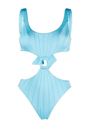 Noire Swimwear cut-out swimsuit - Blue