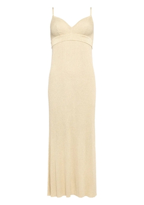 ERES Gold midi dress - Neutrals