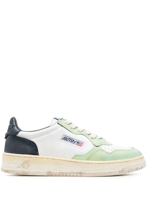 Autry Medalist colour-block low-top sneakers - White