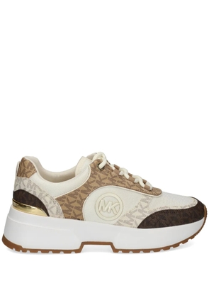 Michael Michael Kors Percy monogram-pattern sneakers - Neutrals