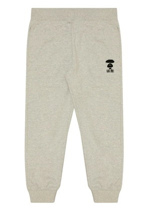 AAPE BY *A BATHING APE® logo-embroidered track pants - Grey