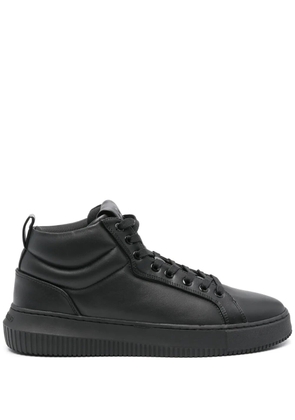 Calvin Klein Jeans leather sneakers - Black