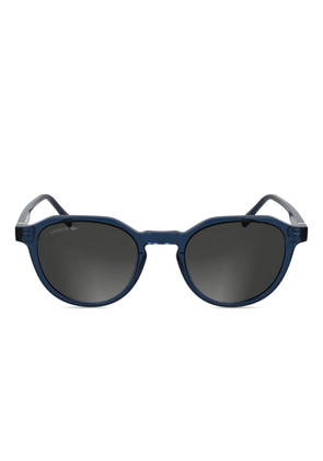 Lacoste logo-print sunglasses - Blue