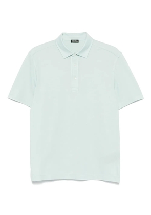Zegna short-sleeves polo shirt - Blue