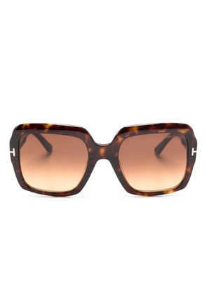TOM FORD Eyewear TF1082 Kaya Sunglasses - Brown