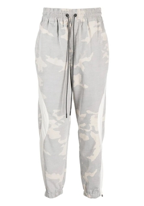 Mostly Heard Rarely Seen corduroy camouflage-print track pants - Grey