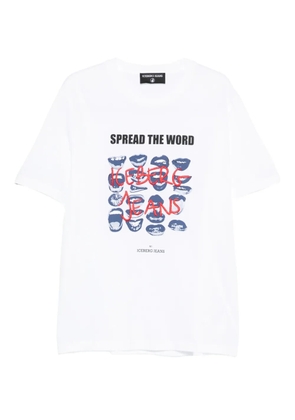 Iceberg mouth-print T-shirt - White