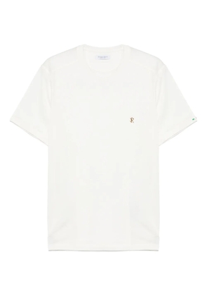 Stefano Ricci logo-plaque T-shirt - White