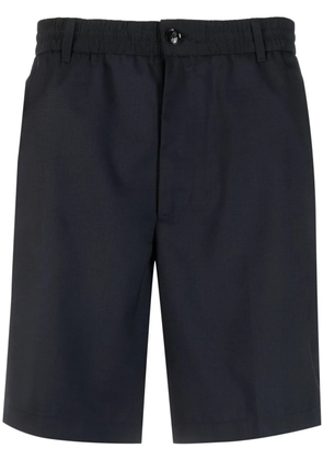 Emporio Armani elasticated-waistband bermuda shorts - Blue