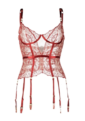 Bordelle Cymatic Basque corset bra - Red