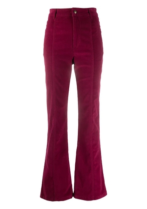 Philosophy Di Lorenzo Serafini high-waisted flared cotton trousers - Pink