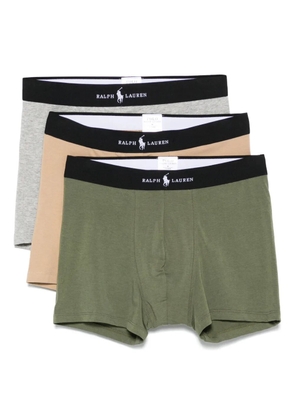 Polo Ralph Lauren logo-waistband boxers (pack of three) - Grey