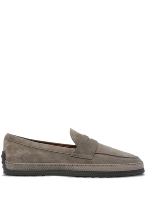 Tod's suede loafers - Grey