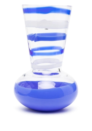 Carlo Moretti geometric-shape vase - Blue