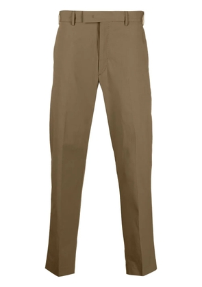 PT Torino feather-charm straight-leg chinos - Green