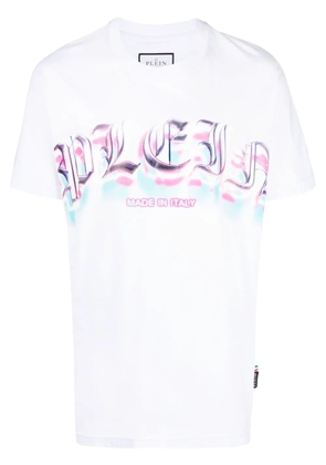 Philipp Plein logo-print short-sleeve T-shirt - White