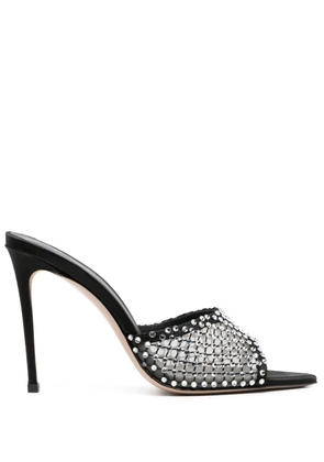 Le Silla 100mm Gilda crystal-embellished sandals - Black