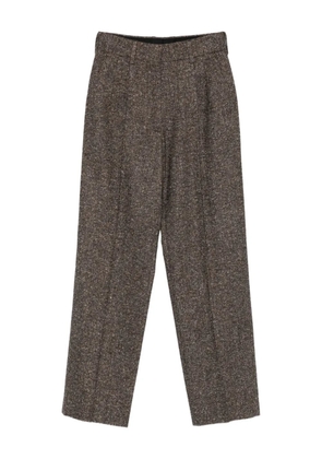 Blazé Milano mélange-effect trousers - Brown